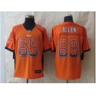 nike chicago bears #69 allen orange [Elite USA flag fashion]