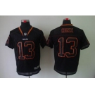 nike nfl jerseys chicago bears #13 knox black[Elite lights out]