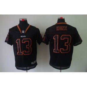 nike nfl jerseys chicago bears #13 knox black[Elite lights out]