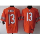 nike nfl jerseys chicago bears #13 knox orange[Elite]