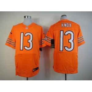 nike nfl jerseys chicago bears #13 knox orange[Elite]