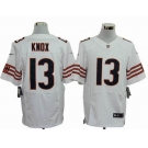 nike nfl jerseys chicago bears #13 knox white[elite]