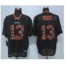 nike nfl jerseys chicago bears #13 white black[Elite united sideline][white]