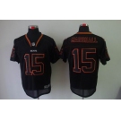 nike nfl jerseys chicago bears #15 brandon marshall black[Elite lights out]