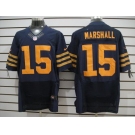 nike nfl jerseys chicago bears #15 marshall dk.blue[Elite]