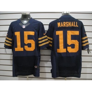 nike nfl jerseys chicago bears #15 marshall dk.blue[Elite]