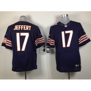 nike nfl jerseys chicago bears #17 alshon jeffery blue[Elite]