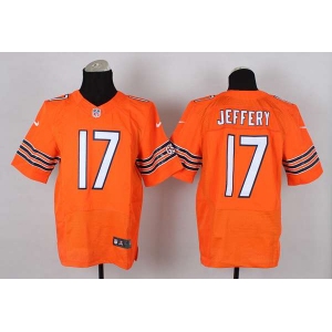 nike nfl jerseys chicago bears #17 jeffery orange[Elite]