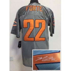 nike nfl jerseys chicago bears #22 forte grey[Elite shadow signature]