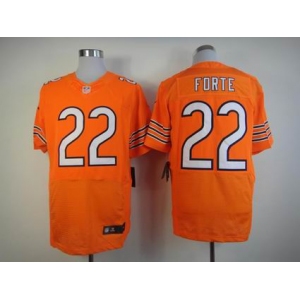 nike nfl jerseys chicago bears #22 matt forte orange[Elite]