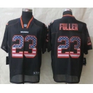 nike nfl jerseys chicago bears #23 fuller black[Elite USA flag fashion][fuller]