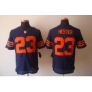 nike nfl jerseys chicago bears #23 hester blue[Elite orange number]