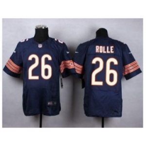 nike nfl jerseys chicago bears #26 antrel rolle blue[Elite][rolle]