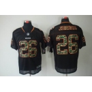 nike nfl jerseys chicago bears #26 jennings black[camo fashion Elite]