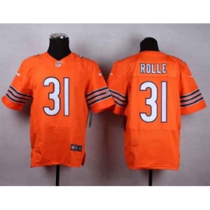 nike nfl jerseys chicago bears #31 rolle orange[Elite]
