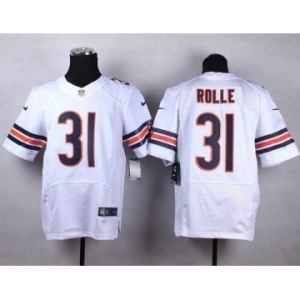 nike nfl jerseys chicago bears #31 rolle white[Elite]