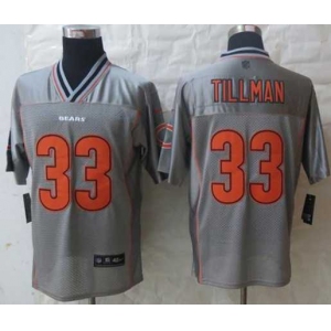 nike nfl jerseys chicago bears #33 charles tillman grey[Elite vapor]