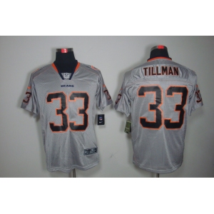 nike nfl jerseys chicago bears #33 tillman grey[Elite lights out]