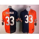 nike nfl jerseys chicago bears #33 tillman orange-blue[Elite split]