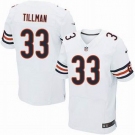 nike nfl jerseys chicago bears #33 tillman white[Elite]