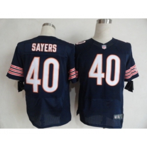 nike nfl jerseys chicago bears #40 sayers blue[Elite]