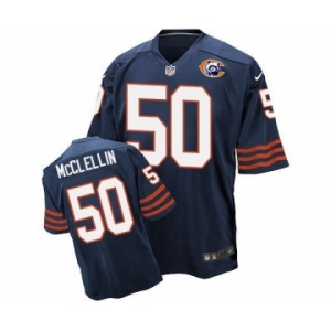 nike nfl jerseys chicago bears #50 Shea Mcclellin Throwback blue[Elite][Mcclellin]