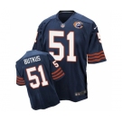 nike nfl jerseys chicago bears #51 Dick Butkus Throwback blue[Elite]