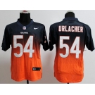 nike nfl jerseys chicago bears #54 urlacher blue-orange[Elite drift fashion][second version]