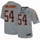 nike nfl jerseys chicago bears #54 urlacher grey[Elite lights out 50th Patch]