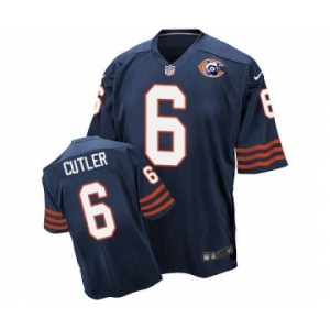 nike nfl jerseys chicago bears #6 Jay Cutler Throwback blue[Elite]