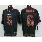 nike nfl jerseys chicago bears #6 cutler black[Elite united sideline]