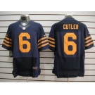 nike nfl jerseys chicago bears #6 cutler dk.blue[Elite]