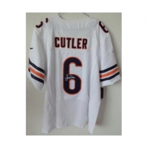 nike nfl jerseys chicago bears #6 cutler white[Elite signature]