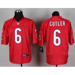 nike nfl jerseys chicago bears #6 jay cutler red[Elite]