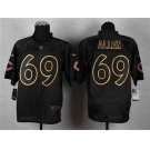 nike nfl jerseys chicago bears #69 allen black[Elite gold lettering fashion]