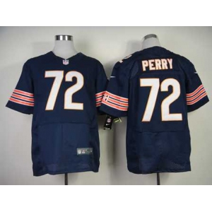 nike nfl jerseys chicago bears #72 perry blue[Elite]