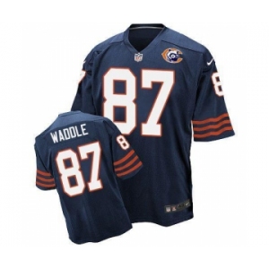 nike nfl jerseys chicago bears #87 Tom Waddle Throwback blue[Elite]