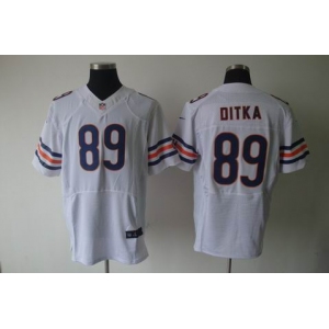 nike nfl jerseys chicago bears #89 ditka white[elite]