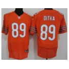 nike nfl jerseys chicago bears #89 mike ditka orange[Elite]