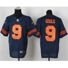 nike nfl jerseys chicago bears #9 gould blue[Elite][number orange]