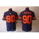 nike nfl jerseys chicago bears #90 peppers blue[Elite orange number]