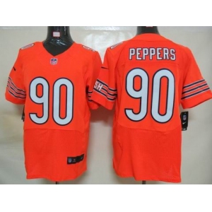 nike nfl jerseys chicago bears #90 peppers orange[elite]