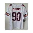 nike nfl jerseys chicago bears #90 peppers white[Elite signature]