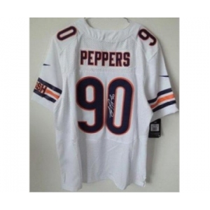 nike nfl jerseys chicago bears #90 peppers white[Elite signature]