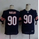 nike nfl jerseys chicago bears #90 ratliff blue[Elite][ratliff]