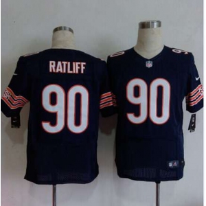 nike nfl jerseys chicago bears #90 ratliff blue[Elite][ratliff]