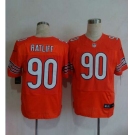 nike nfl jerseys chicago bears #90 ratliff orange[Elite][ratliff]