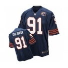 nike nfl jerseys chicago bears #91 Eddie Goldman Throwback blue[Elite]