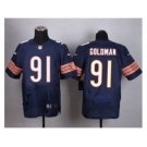 nike nfl jerseys chicago bears #91 eddie goldman blue[Elite]