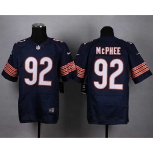 nike nfl jerseys chicago bears #92 mcphee blue[Elite]